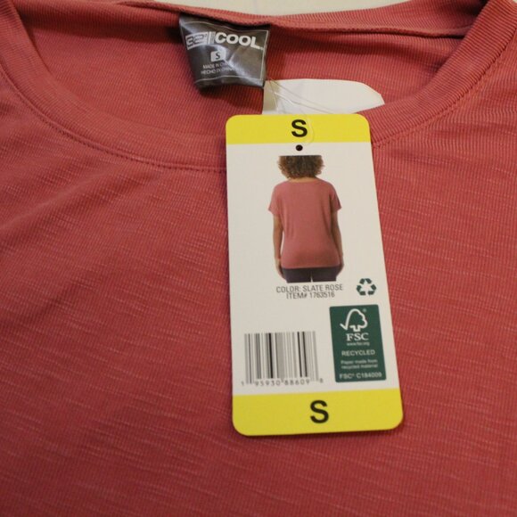 32 Degrees Top Ladies short sleeve Tee Color Pink Size Small - Picture 3 of 5